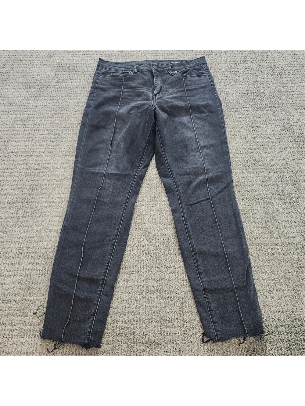 BLANKNYC Women's Black Skinny Jeans Size 29 with Raw Hem
